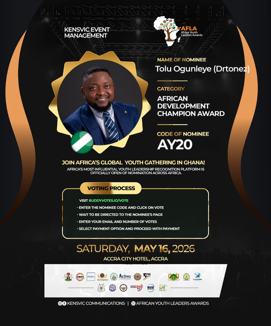 AFLA 2026 official nomination